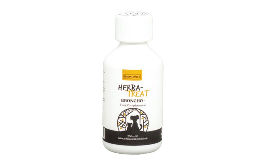 Adjuvant veterinar Herba-Treat Broncho antitusiv (200 ml), Promedivet