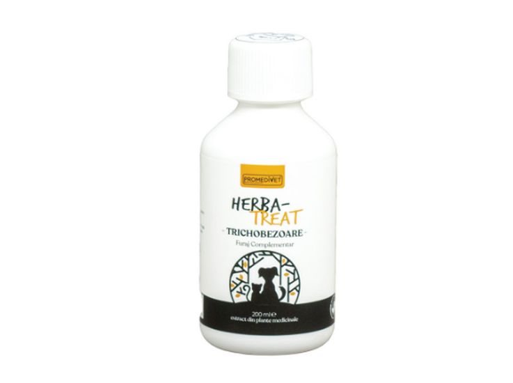 Adjuvant veterinar Herba-Treat Trichobezoare (200 ml), Promedivet