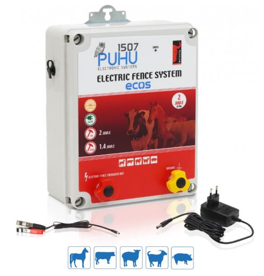 Aparat gard electric PUHU 12V/ 220V/ 2 Joule/ 20 km, EMT