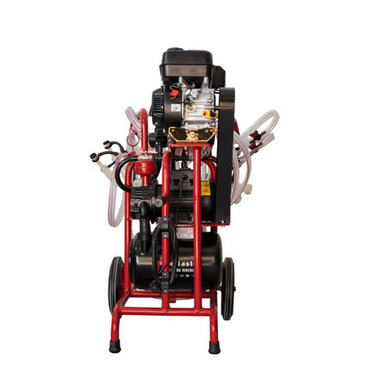 Aparat muls ovine si caprine cu motor termic Melasty cu 4 posturi si 1 bidon aluminiu (30 l), EMT