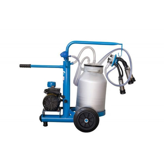 Aparat muls vaci Blue cu 1 post si 1 bidon aluminiu (30 l), EMT