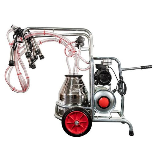 Aparat muls vaci cu 2 posturi si 1 bidon inox (30 l), EMT