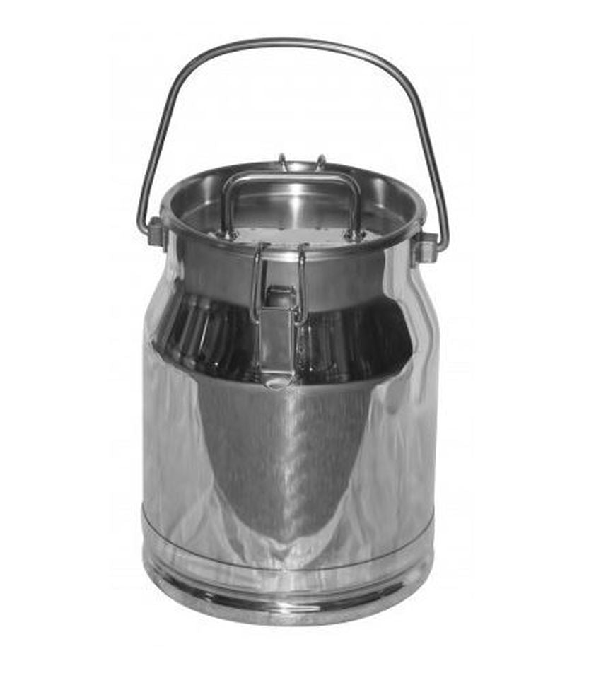 Bidon inox cu capac pentru transport lapte (5 l), EMT
