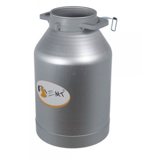 Bidon transport lapte aluminiu EMT 40 l cu capac, EMT