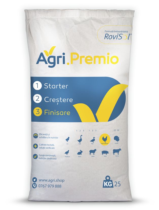 Concentrat gaini ouatoare cu vitamine D+E+Zn+SE Agri.Premio (25 kg), Agri.Shop