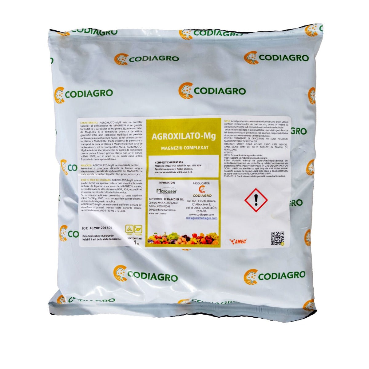 Corector de carenta Agroxilato-Mg, Codiagro
