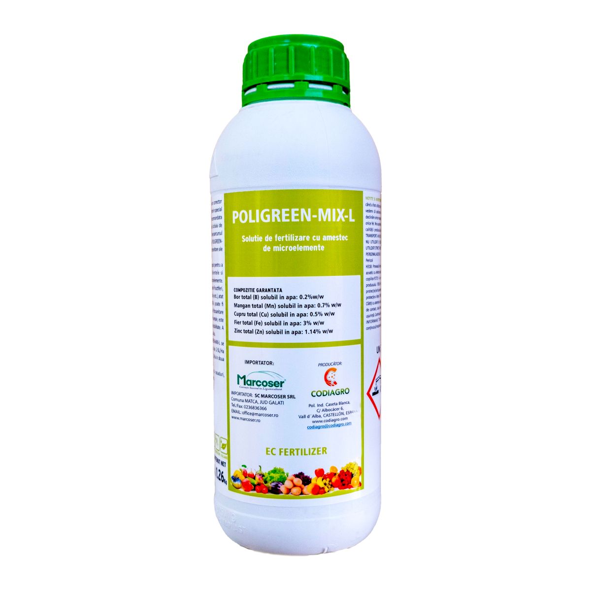 Corector multiplu de carenta Poligreen Mix-L, Codiagro