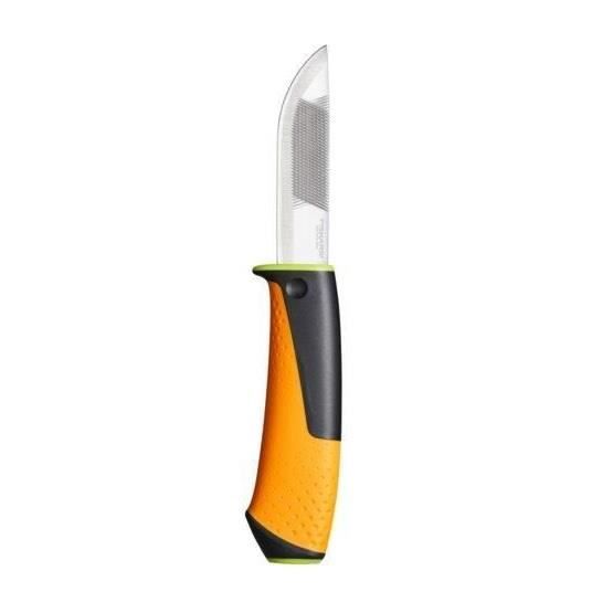 Cutit pentru uz intensiv cu ascutitor 22 cm, Fiskars 156018