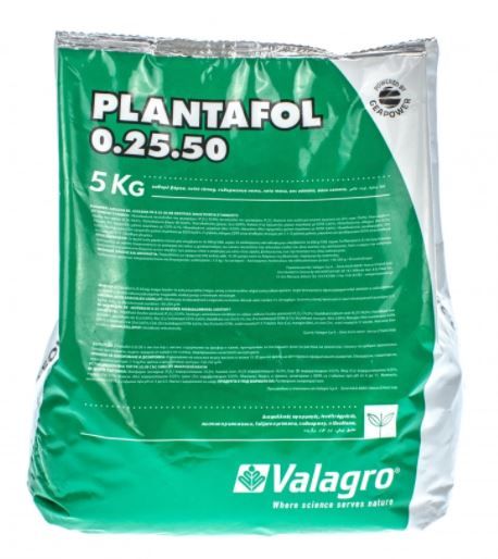 Fertilizant foliar hidrosolubil Plantafol 0-25-50+Me (5 kg), Valagro
