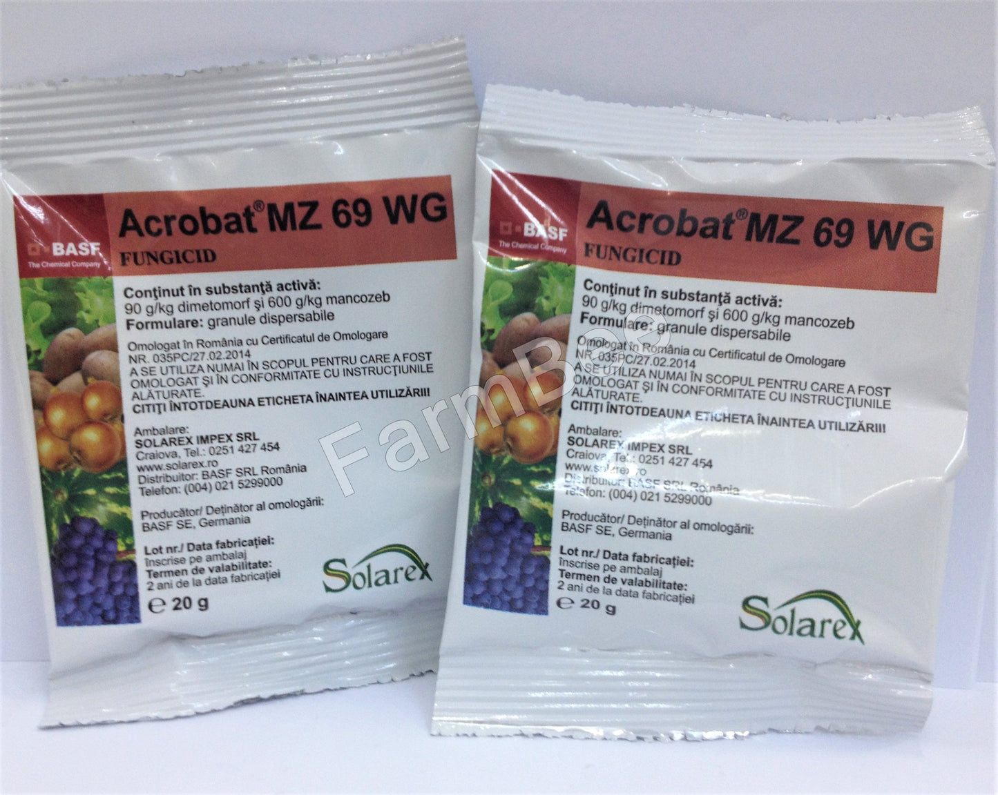 Fungicid Acrobat MZ 69 WG (20 g), BASF