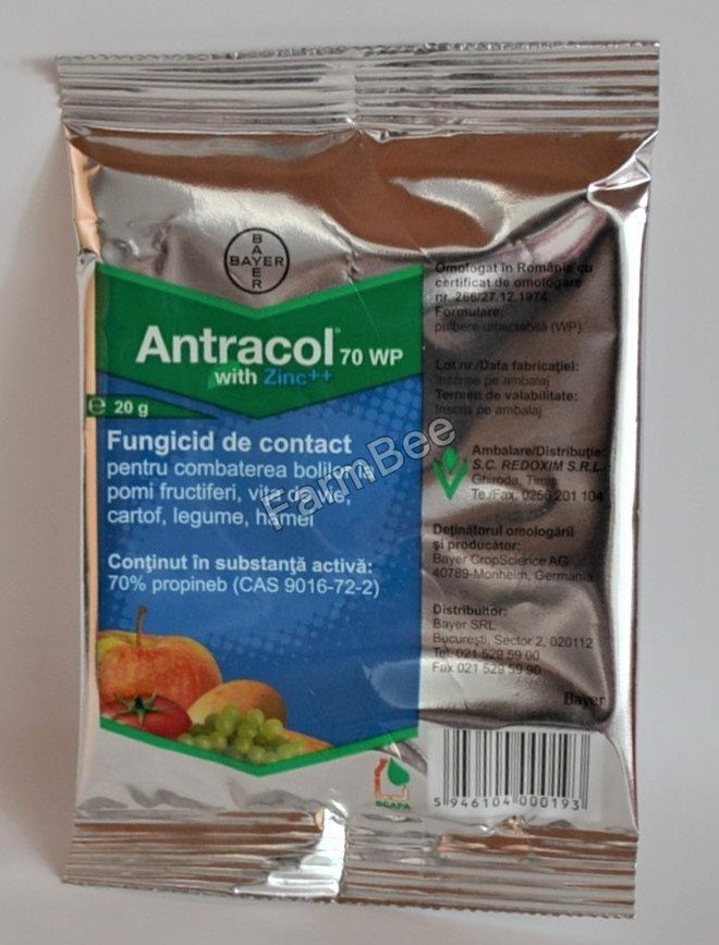 Fungicid Antracol 70 WP (20 g), Bayer CropScience