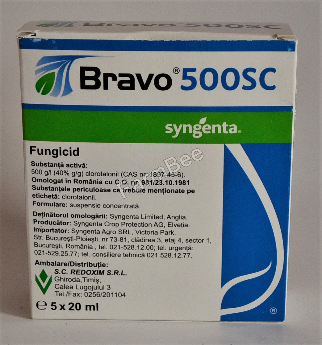 Fungicid Bravo 500 SC (20 ml), Syngenta