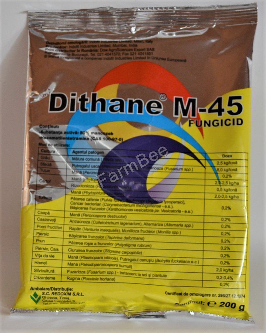 Fungicid Dithane M 45 (200 g), Dow AgroScience