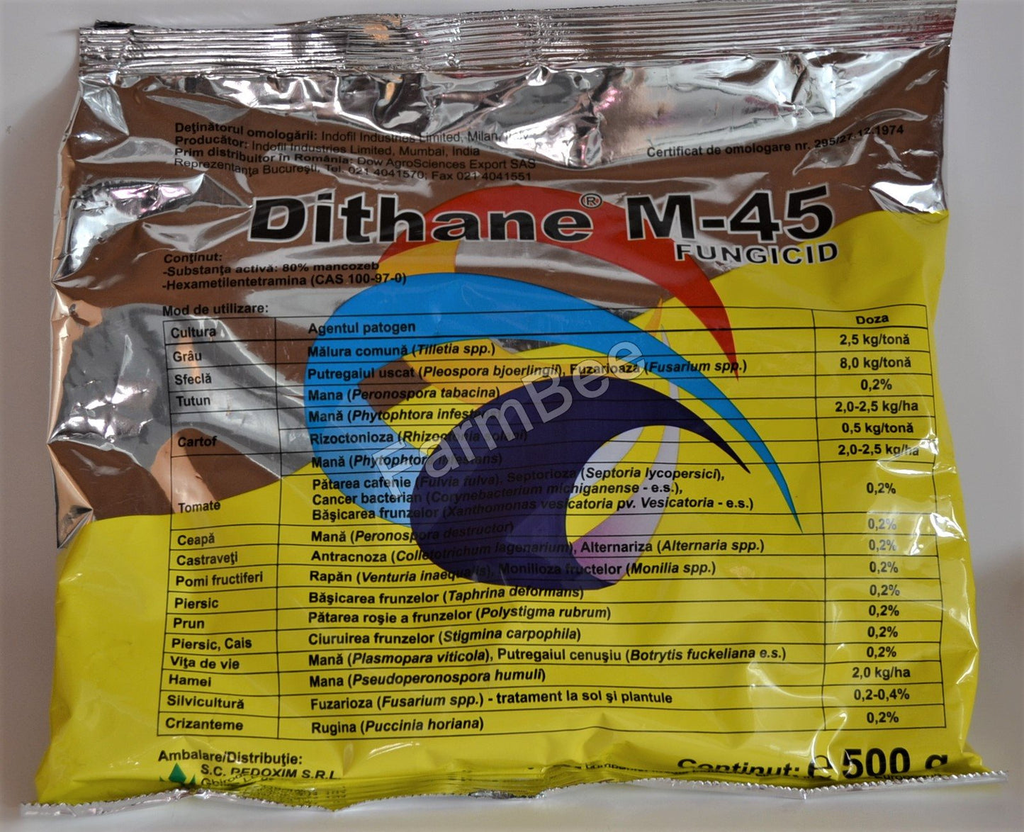 Fungicid Dithane M 45 (500 g), Dow AgroScience