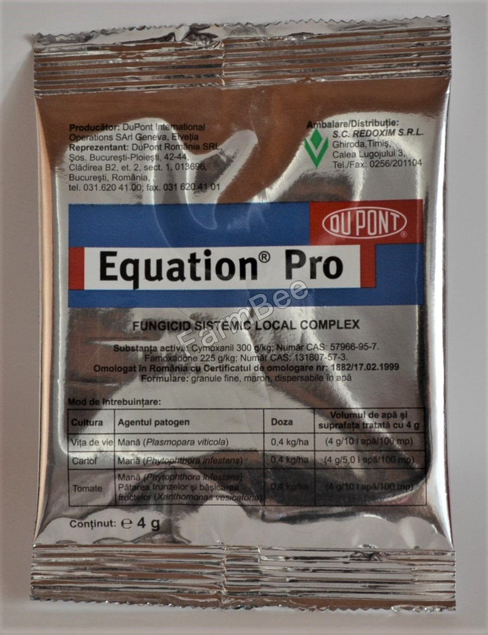 Fungicid Equation Pro (4 g), Du Pont