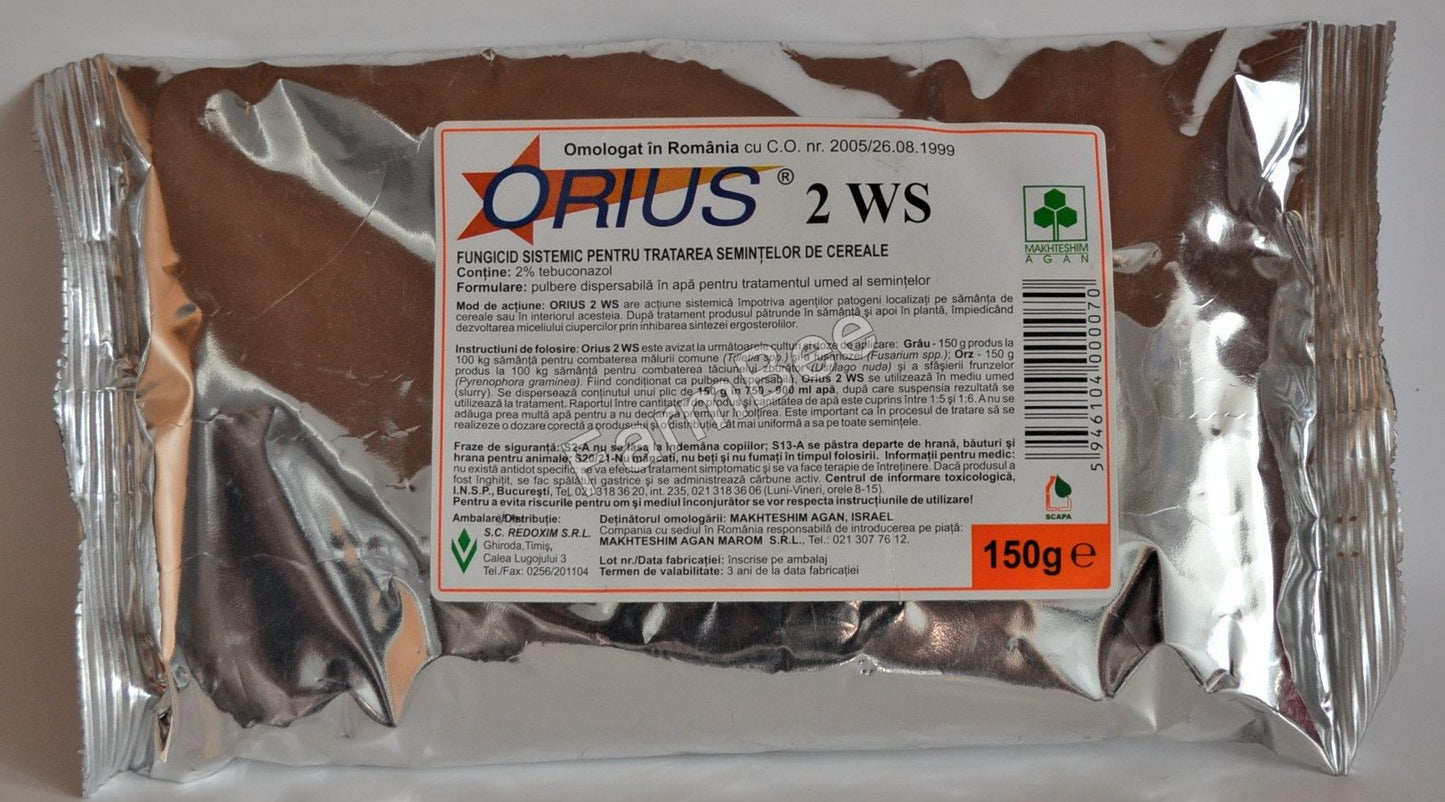 Fungicid Orius ST 2 WS (150 g), Makhteshim Agan