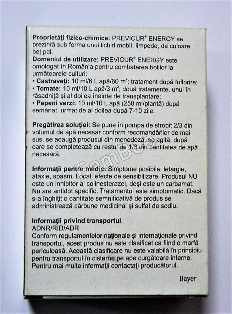 Fungicid Previcur Energy (10 ml), Bayer CropScience
