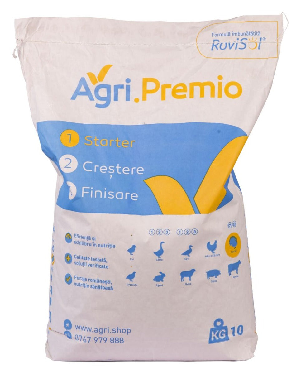 Furaj starter intensiv curcani Faza I Agri.Premio (10 kg), Agri.Shop