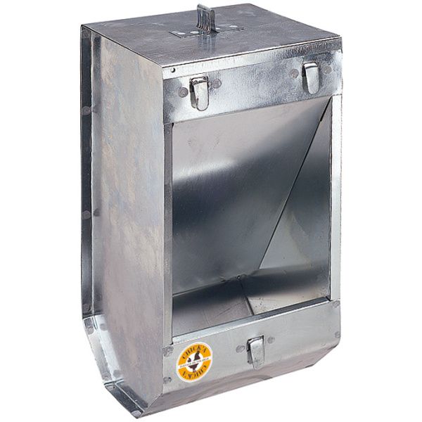 Furajator din metal cu capac pentru iepuri - 13 cm, EF