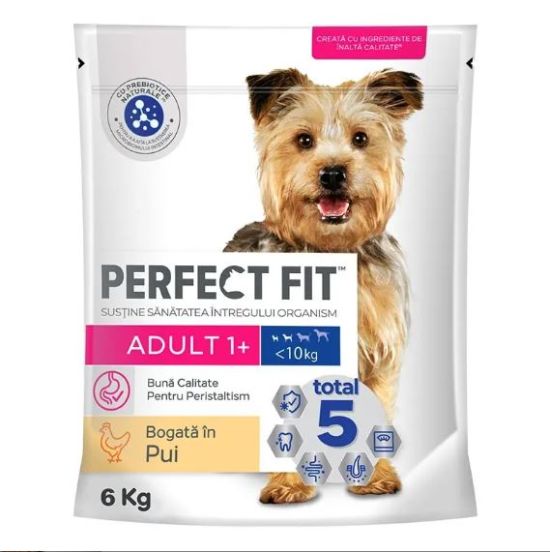 Hrana uscata pentru caini adulti Talie Mica- pui (6 kg),Perfect Fit