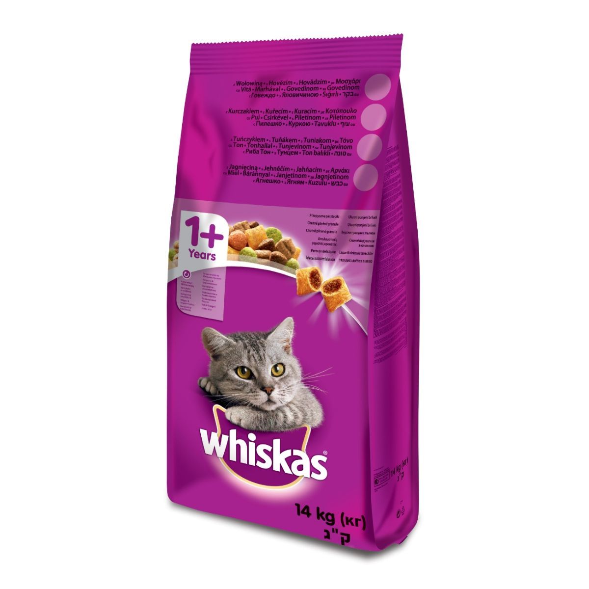 Hrana uscata pentru pisici adulte - miel (14 kg), Whiskas