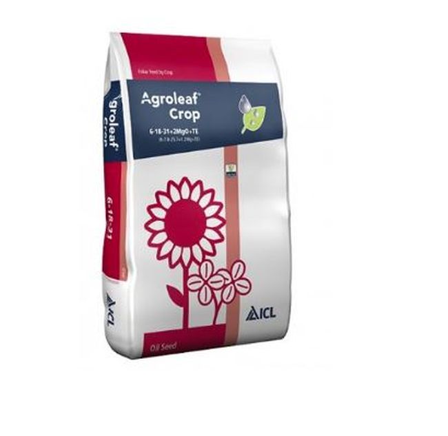 Ingrasamant foliar Agroleaf Crop Oil Seed 6+18+31+2MgO+TE (25 kg), ICL