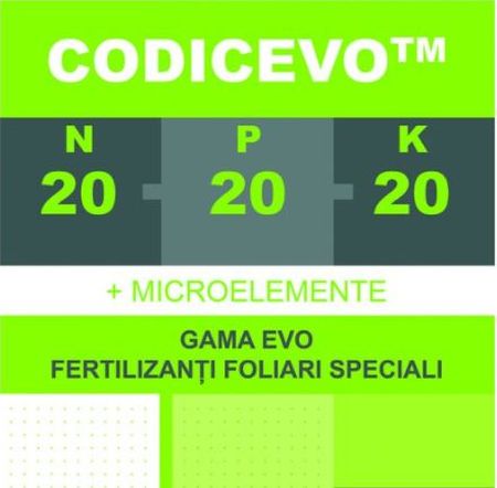 Ingrasamant foliar special Codicevo 20-20-20+Me (25 kg), Stoller