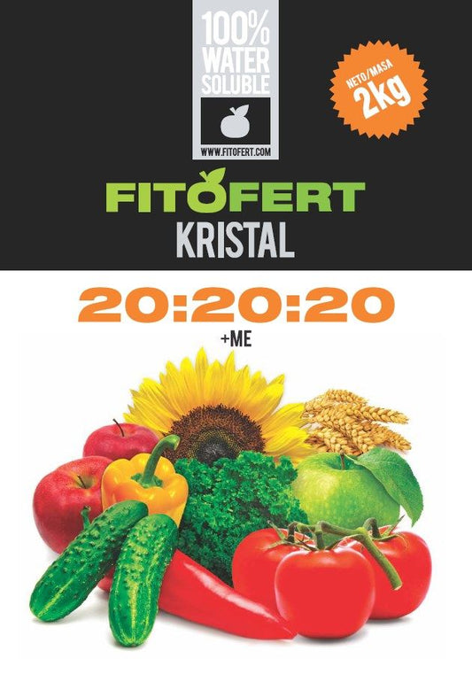 Ingrasamant Krystal 20-20-20+Te, Fitofert