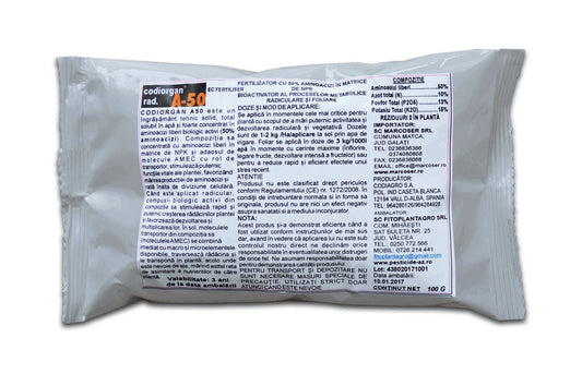 Ingrasamant radicular Codiorgan-A50, Codiagro