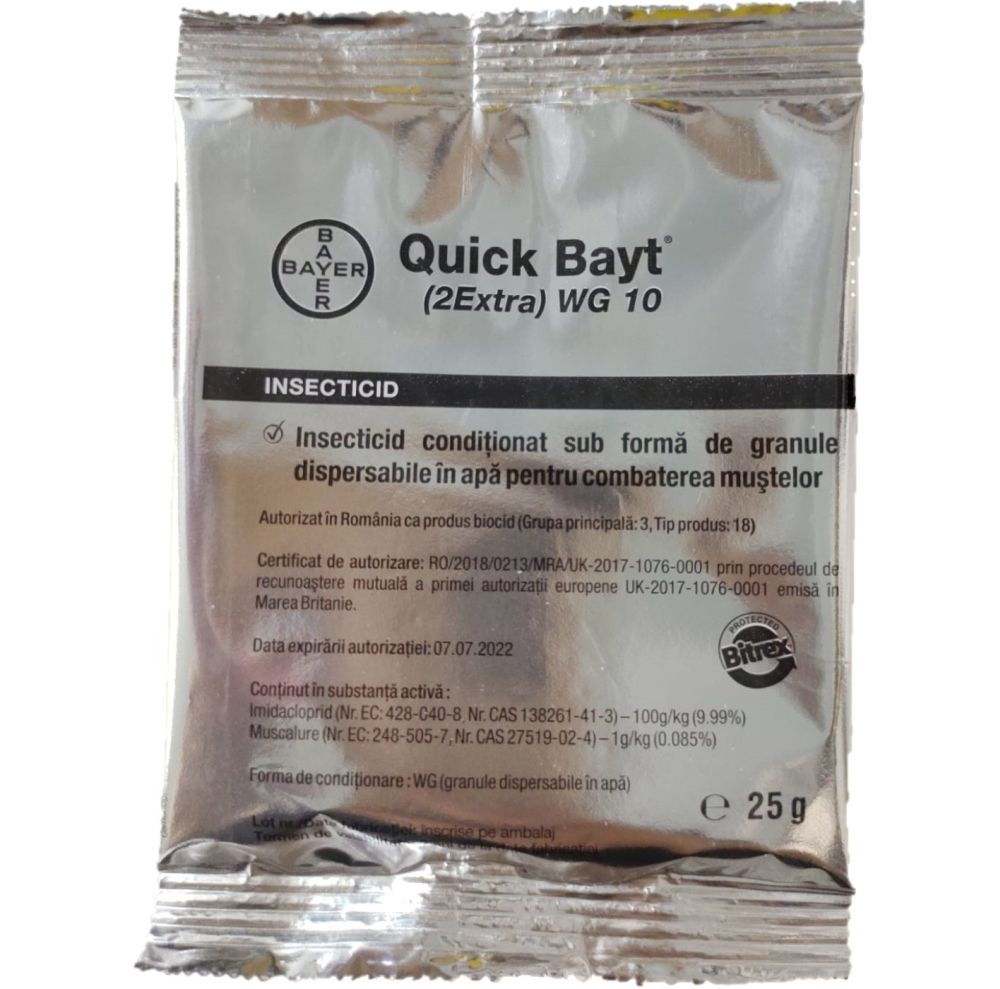 Insecticid Quick Bayt 2EXTRA WG 10 (25 g), Bayer CropScience