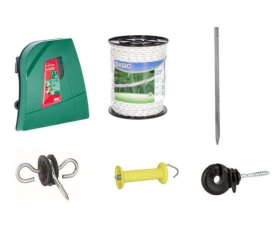 Set gard electric pentru ursi 12 V/ 220 V, Ako W