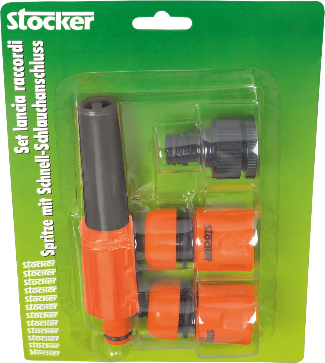 Set universal de stropit cu conectori rapizi 1/2", Stocker 25040