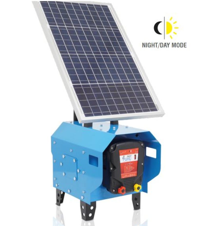 Sistem compact gard electric cu panou solar 40 W/ 4 Joule/ 40 km, EMT