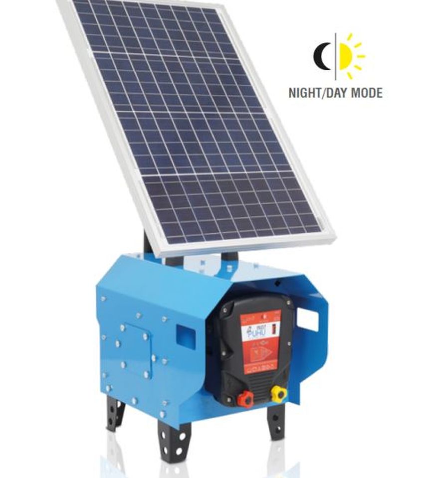 Sistem compact gard electric cu panou solar 60 W/ 8 Joule/80 km, EMT