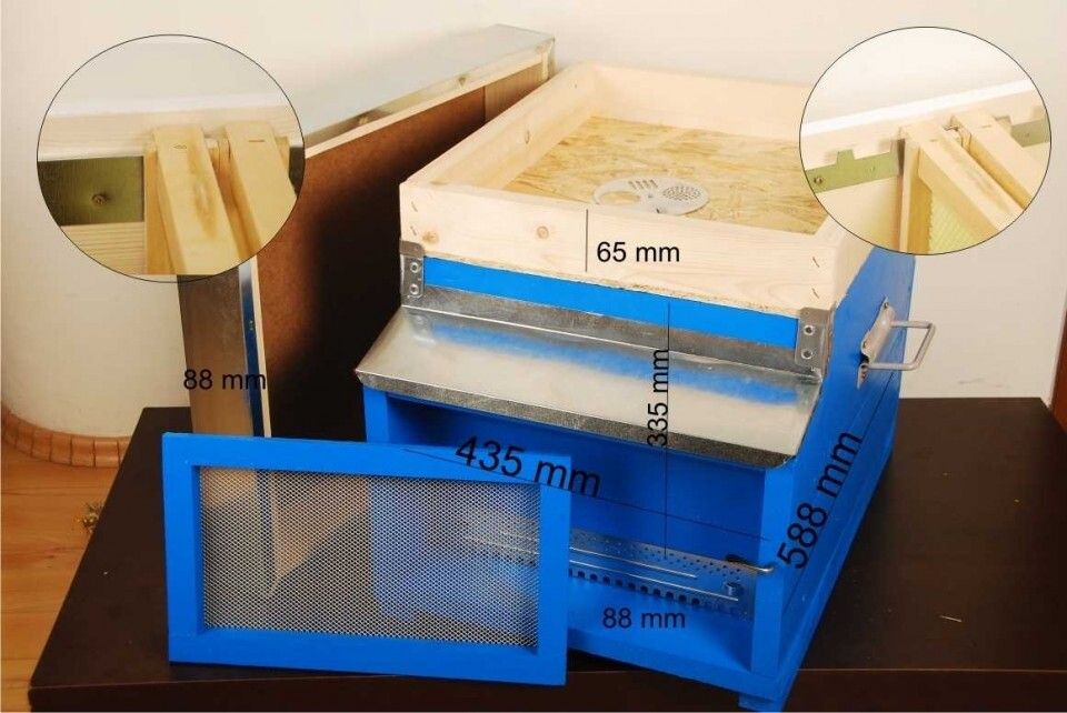 Stup din lemn Nomadismo - 10 rame, Apis