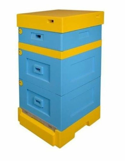 Stup din polistiren Langstroth cu fund antivarroua si magazie 3/4 si 1/2, Apis