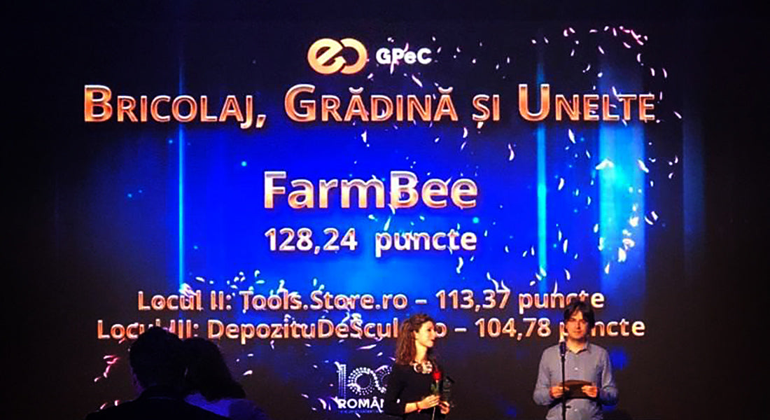 FarmBee.ro a fost desemnat cel mai bun magazin din categoria „Bricolaj, Gradina si Unelte”