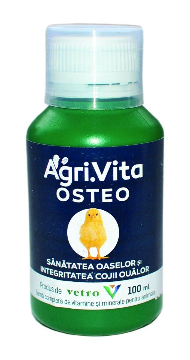 Adjuvant pentru carentele minerale la pasari si animale Agri.Vita Osteo (100 ml), Agri.Shop 