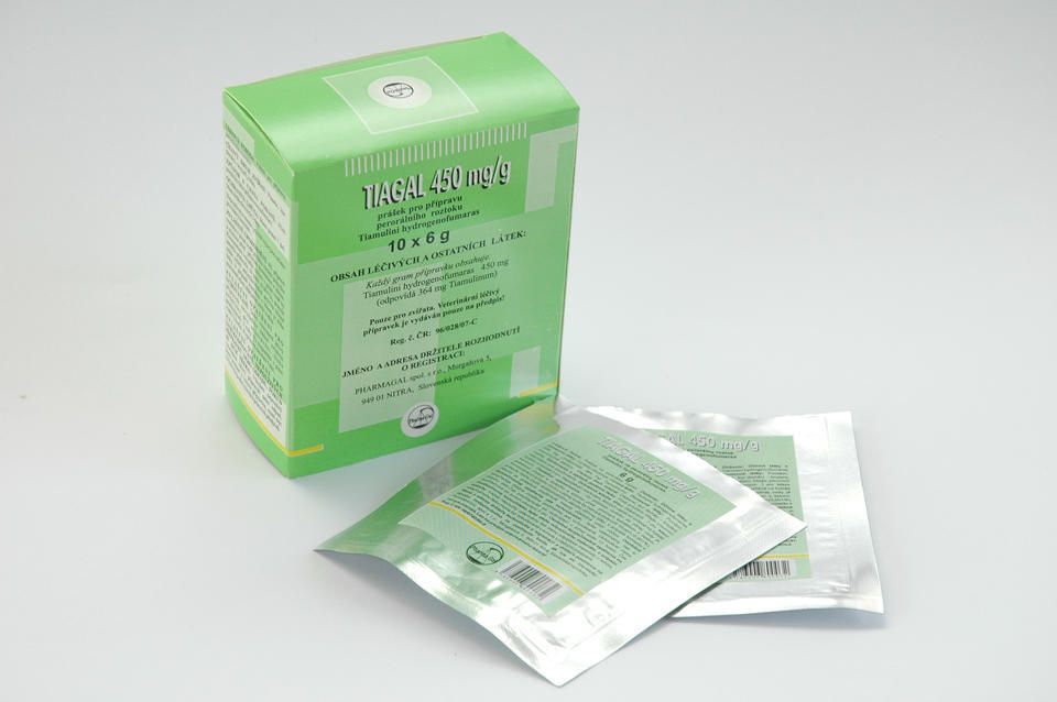 Adjuvant pentru porumbei impotriva infectiilor cailor respiratorii Tiagal (6 g), PharmaGal