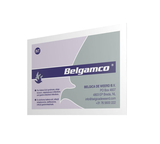 Adjuvant pentru porumbei impotriva infectiilor digestive si respiratorii Belgamco (5 g), Belgica De Weerd