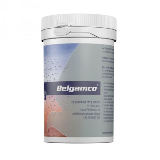 Adjuvant pentru porumbei impotriva infectiilor digestive si respiratorii Belgamco (80 g), Belgica De Weerd