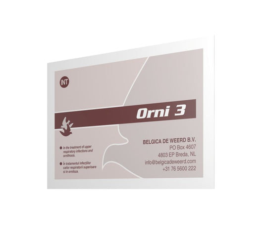 Adjuvant pentru porumbei impotriva Ornitozei Orni 3 (5 g), Belgica De Weerd