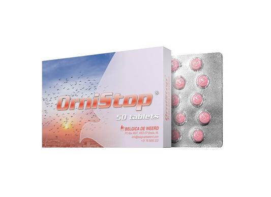 Adjuvant pentru porumbei impotriva Ornitozei Ornistop (50 tablete), Belgica De Weerd