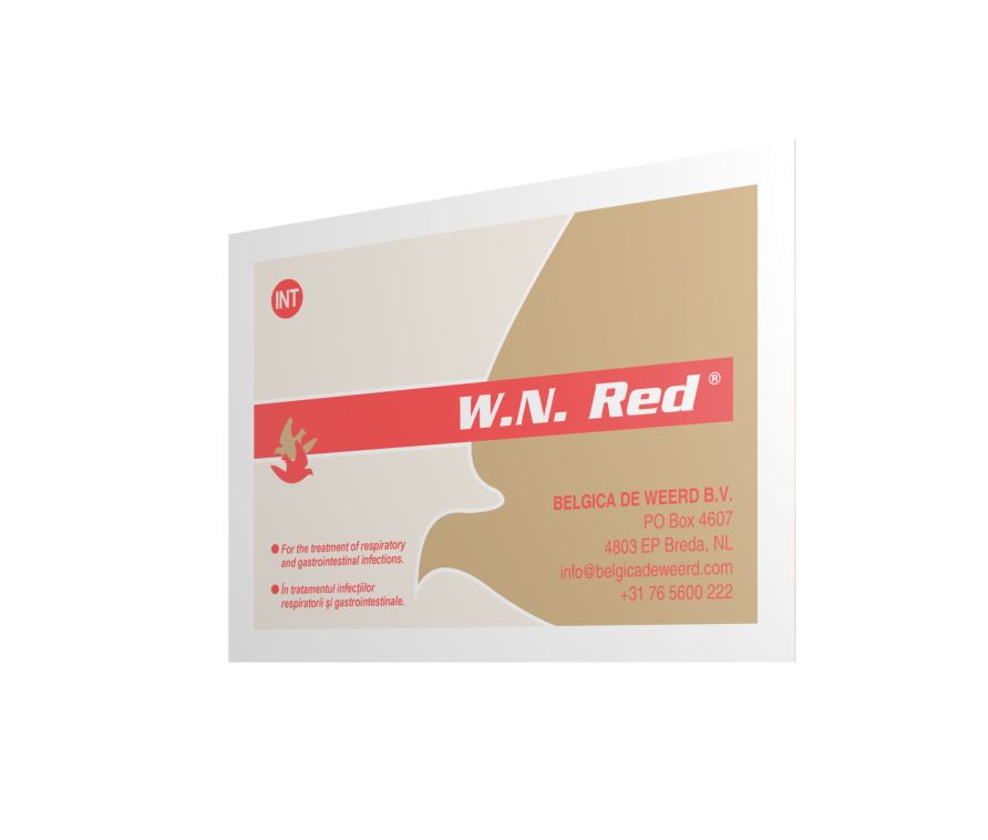 Adjuvant pentru porumbei impotriva ornitozei W.N. Red (5 g), Belgica De Weerd