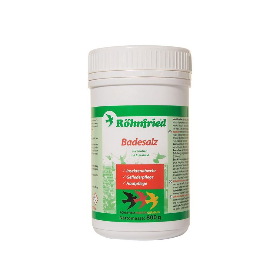Antiparazitar extern pentru porumbei Badesalz (800 g), Rohnfried
