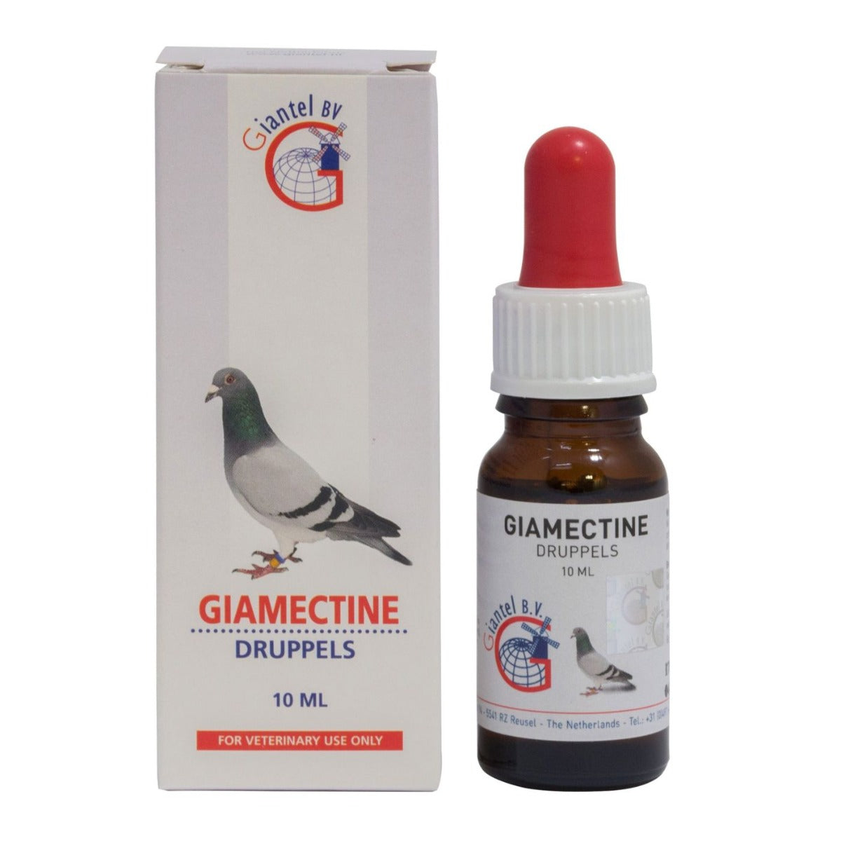 Antiparazitar extern pentru porumbei Giamectine Druppels (10 ml), Giantel B.V