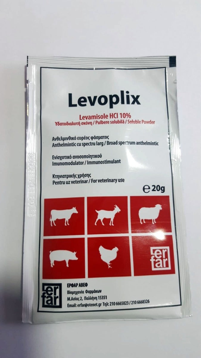 Antiparazitar intern pentru porumbei Levoplix (20 g), Erfar