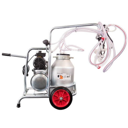 Aparat muls ovine si caprine cu 4 posturi si 1 bidon aluminiu (20 l), EMT