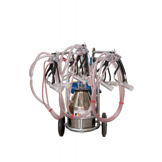 Aparat muls ovine si caprine cu 6 posturi si 1 bidon inox (20 l), EMT