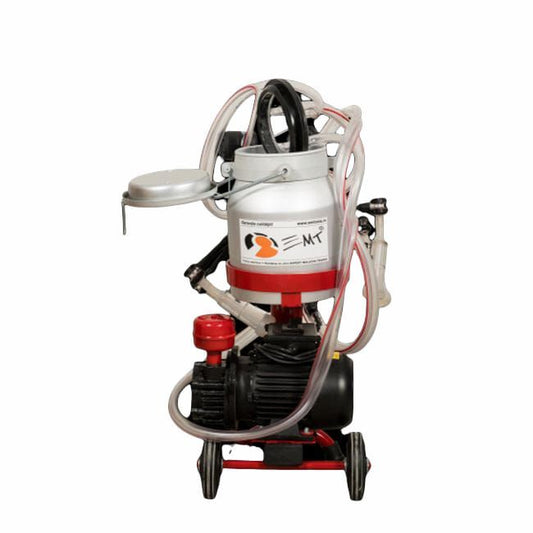 Aparat muls ovine si caprine Micro cu 2 posturi si 1 bidon aluminiu (10 l), EMT
